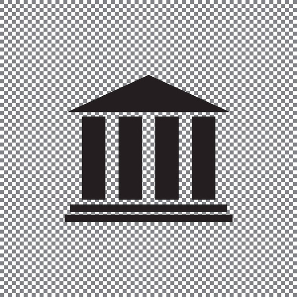 vettore Bank Icon su uno sfondo trasparente
 - Vettoriali, immagini