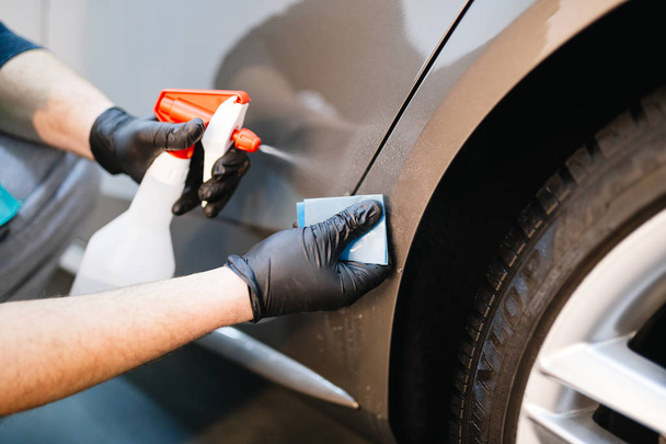 čištění mytí auta v mytí aut - Fotografie, Obrázek