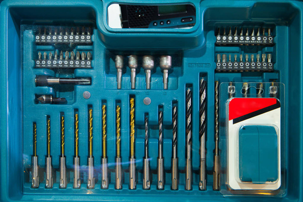 Electrical repair tools, drill bits and drill bits, drill bit set - Photo, image