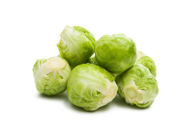 brussels sprouts isolated on white background - Photo, Image