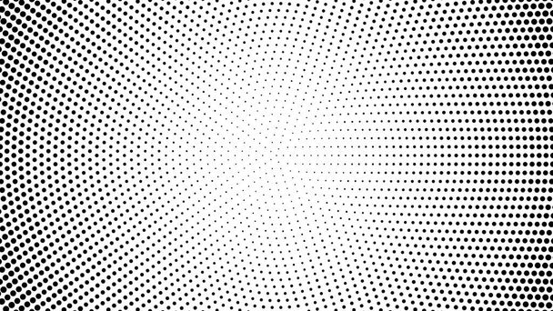 Halftone dotted background. Halftone effect vector pattern. Circle dots isolated on the white background. - Vector, Image