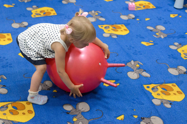 Children have fun in the children's playroom. - Photo, Image