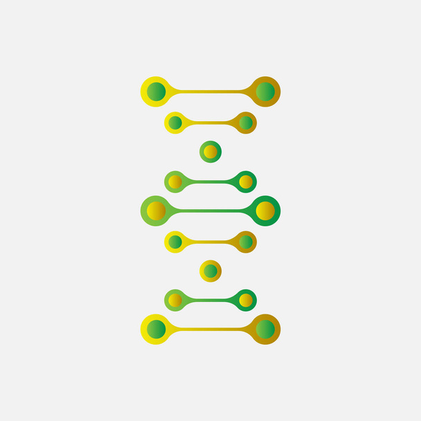 Tenká linie konceptu. DNA ikony nastavit vektorové ilustrace. Polygonální Dna koncept. DNA, genetický znak, ikony a prvky kolekce. Vektor sítě sfér. - Vektor, obrázek