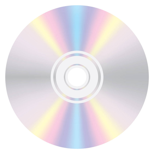 Vector realista CD único
 - Vector, imagen