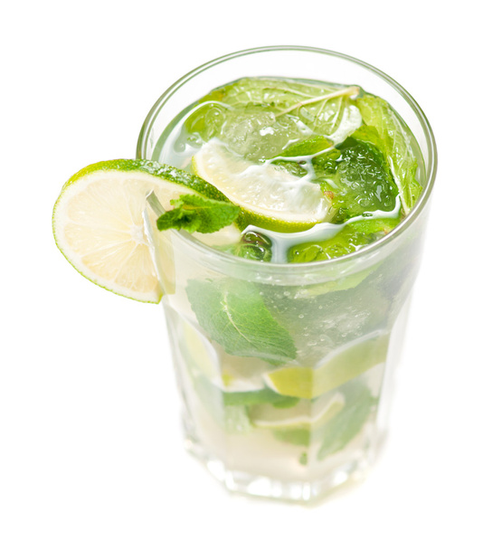 Mojito cocktail on white - Фото, изображение