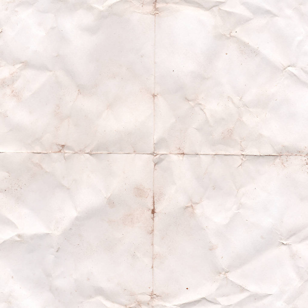 crumpled white sheet as background - Foto, Imagem