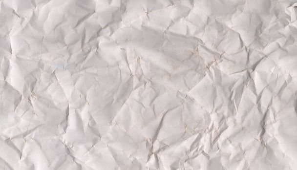 zmuchlaný bílý list jako pozadí - Fotografie, Obrázek