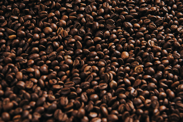Texture of coffee beans in process of roasting - Фото, зображення