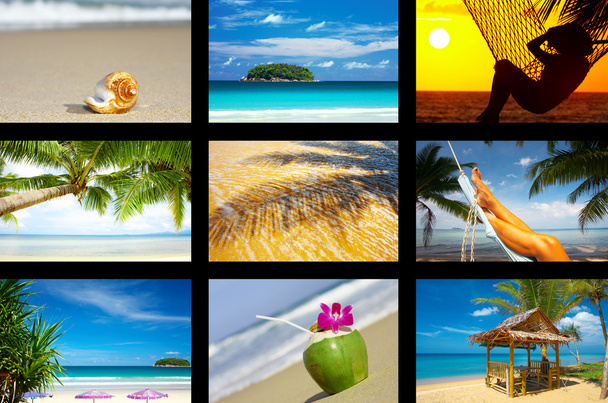 Tropische Collage - Foto, Bild