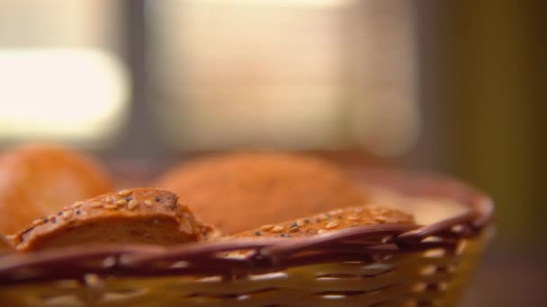 εσωτερικη ψωμί σε σιτοβολώνας - Πλάνα, βίντεο