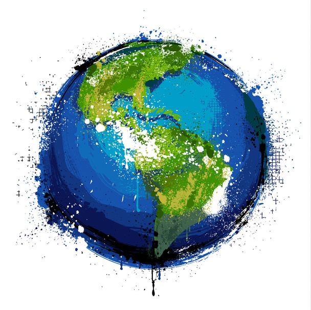 Dünya Gezegeni - Vektör, Görsel