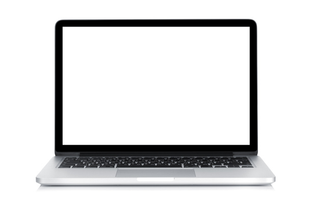 Laptop üres képernyővel - Fotó, kép