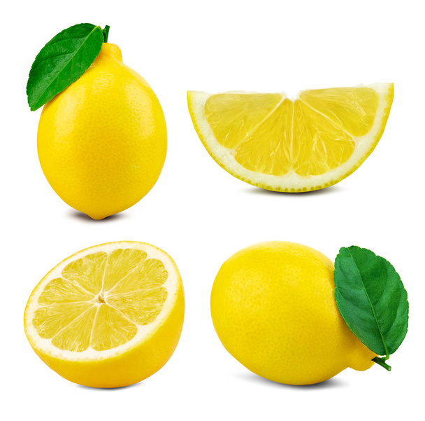 lemon fruit leaf - Фото, изображение