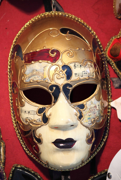 Máscara de carnaval veneziana
 - Foto, Imagem