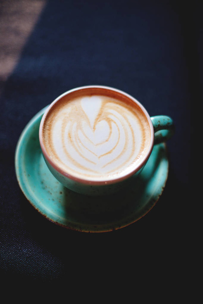 One cup of cappuccino. - Fotoğraf, Görsel