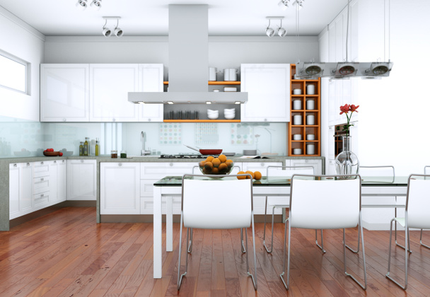 Comedor diseño interior en moderno apartamento
 - Foto, Imagen