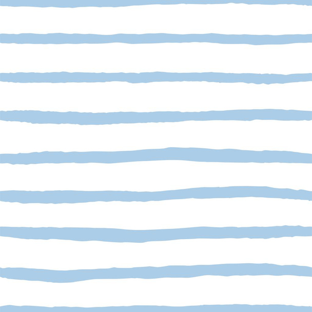 Tile vector pattern with pastel blue and white stripes - Vector, Image