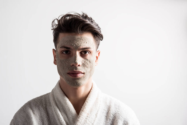 Guy is enjoying spa and beauty treatment - Valokuva, kuva