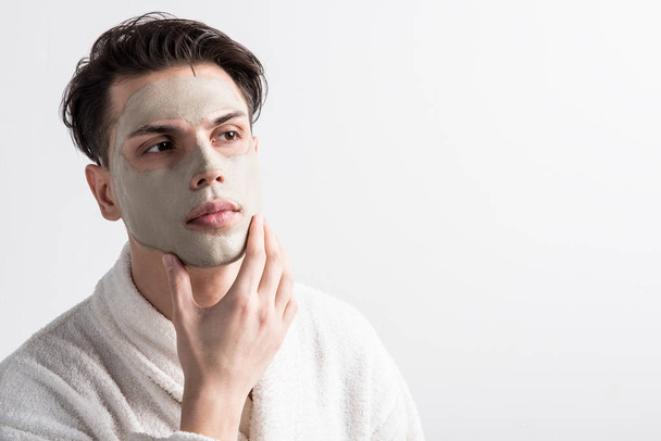 Young man is enjoying facial therapy - Foto, Bild