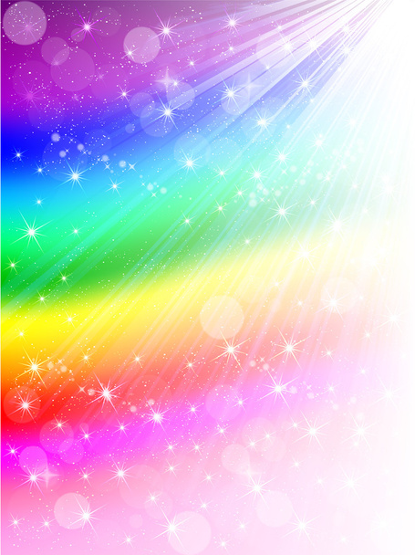 Colorful rainbow background - Wektor, obraz