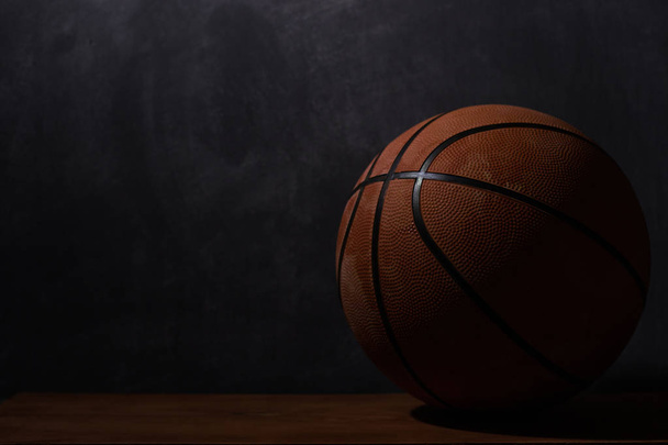 Basketball on a dark background. - Фото, зображення