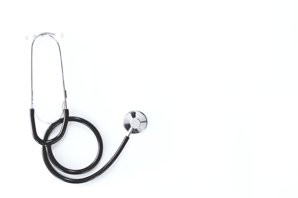 Stethoscope on white background - Photo, Image