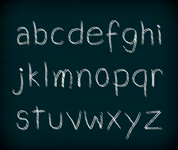 Chalk Alphabet writing. - Φωτογραφία, εικόνα