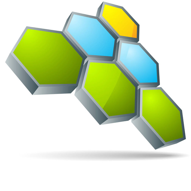 honeycomb seamless pattern - Vector, imagen