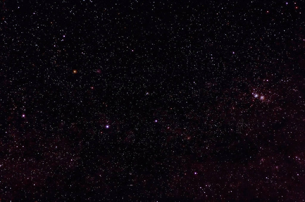 Constelações de Cassiopeia e Cepheus na frente da Via Láctea
 - Foto, Imagem