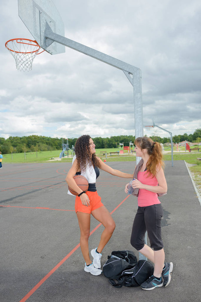 after the basketball and recreation - Foto, imagen