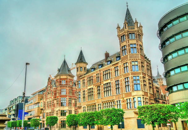 Historic buildings in the old town of Antwerp, Belgium - Фото, изображение