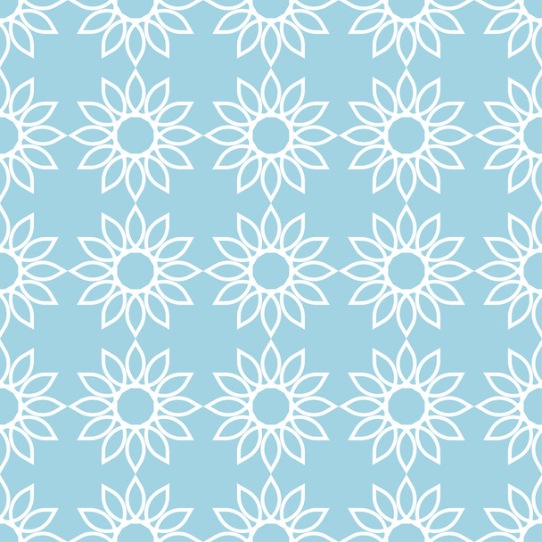 Adorno geométrico azul marino y blanco. Patrón sin costuras para tela, textil y fondos de pantalla
 - Vector, Imagen
