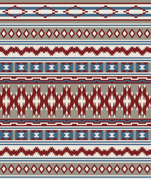 Απρόσκοπτη Ινδιάνους φυλετικές μοτίβο. Navajo έθνικ στυλ.  - Διάνυσμα, εικόνα
