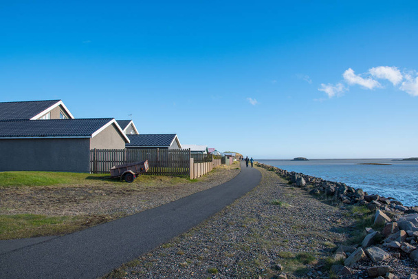 Stadt hofn in hornafjordur im Südosten von Island - Foto, Bild