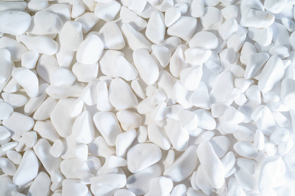 Background of white pebbles - Fotoğraf, Görsel