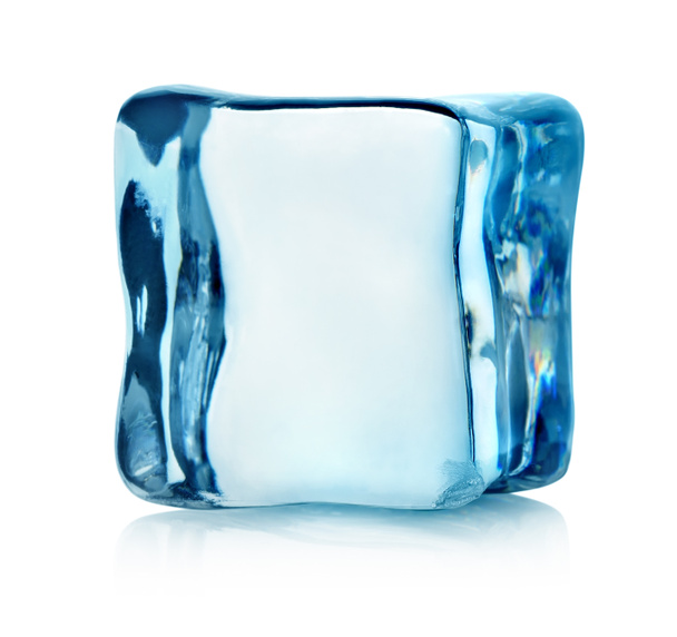 Cubo de hielo aislado
 - Foto, Imagen