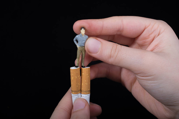 世界禁煙デーポスター喫煙の概念を言うために - 写真・画像