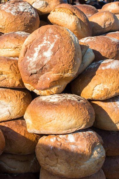 Traditionele Turkse stijl gemaakt brood brood brood - Foto, afbeelding