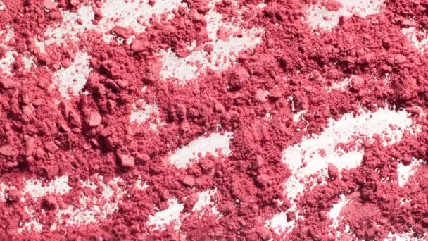 vaaleanpunainen meikki jauhe rakenne
 - Materiaali, video
