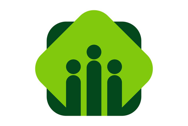 team work business company logo vector - Vector, Image