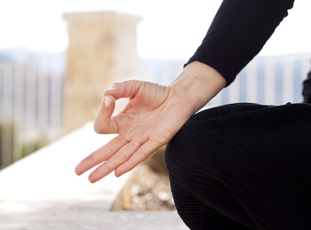 Yoga hand - Photo, Image