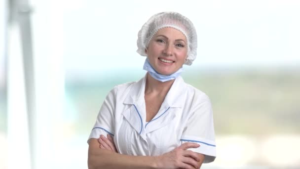 Портрет улыбающегося медицинского работника
. - Кадры, видео