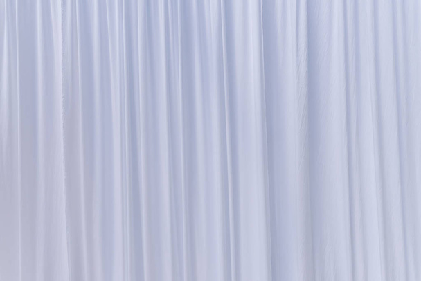 White curtain or drapes background - Foto, Imagen