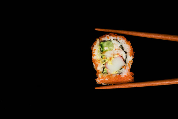 odrůdy sushi Krabí a losos - Fotografie, Obrázek