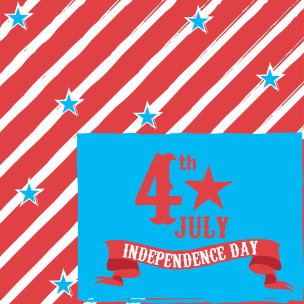 Happy independence day. 4th of July - Vector, afbeelding
