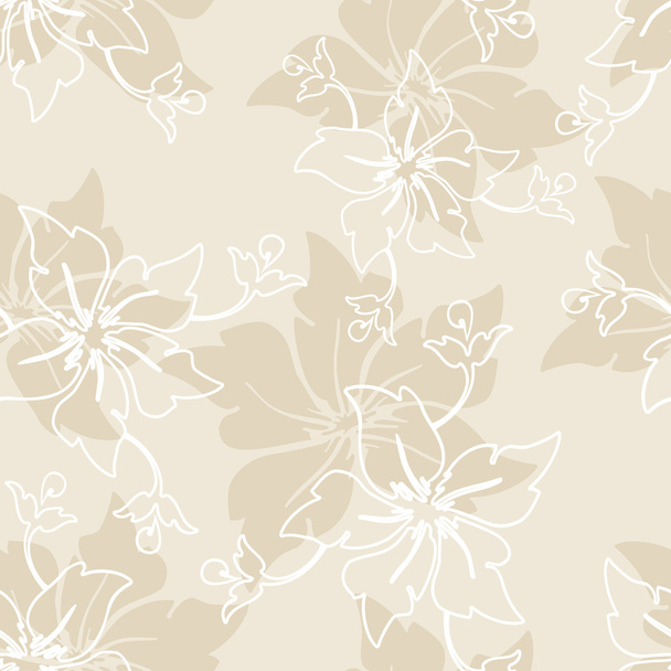 Seamless background with flower - Vecteur, image