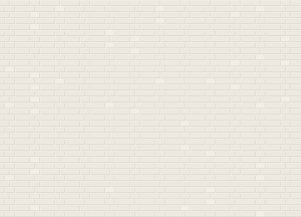 Vector seamless monk bond white brick wall texture - Vector, Image