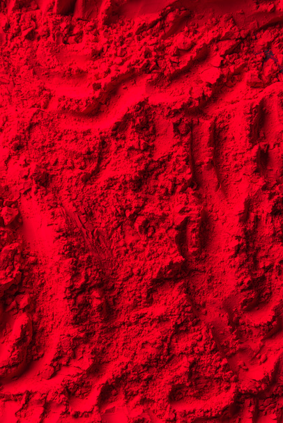 pohled shora červený prášek povrchu - Fotografie, Obrázek