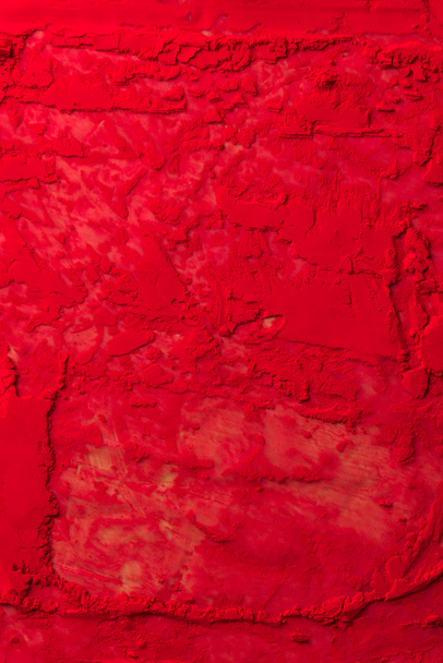 vista superior de fundo em pó vermelho
 - Foto, Imagem