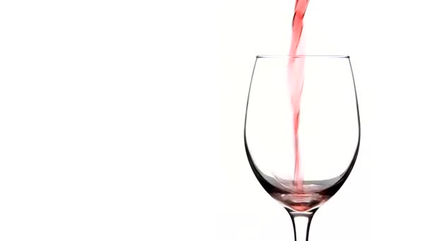 kieliszek wina zbliżenie - Materiał filmowy, wideo